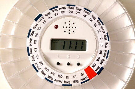 Automatischer Tablettenspender DoseControl - transparenter Deckel