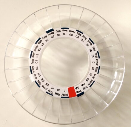 Automatischer Tablettenspender DoseControl - transparenter Deckel