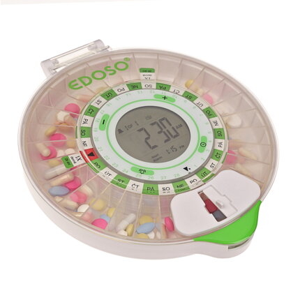 EDOSO Smart Automatický Elektronický Dávkovač Liekov DoseControl | Model 2021 | Priehľadný kryt | České šablóny