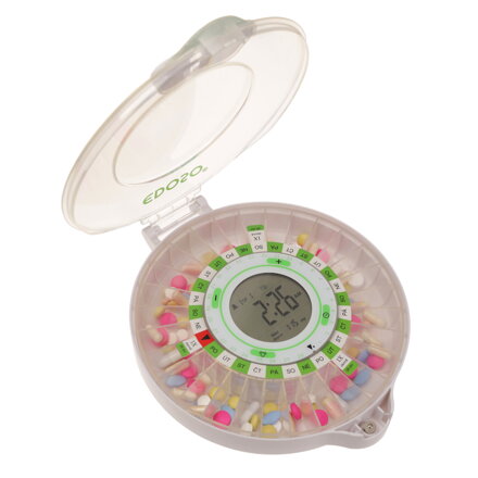 EDOSO Smart Automatický Elektronický Dávkovač Liekov DoseControl | Model 2021 | Priehľadný kryt | České šablóny