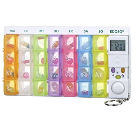 EDOSO Tablet box s alarmom na 7 dní – model 2023 Slovenčina