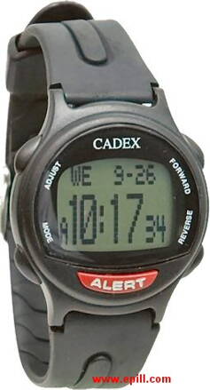 Medizinische Uhr CADEX® schwarz